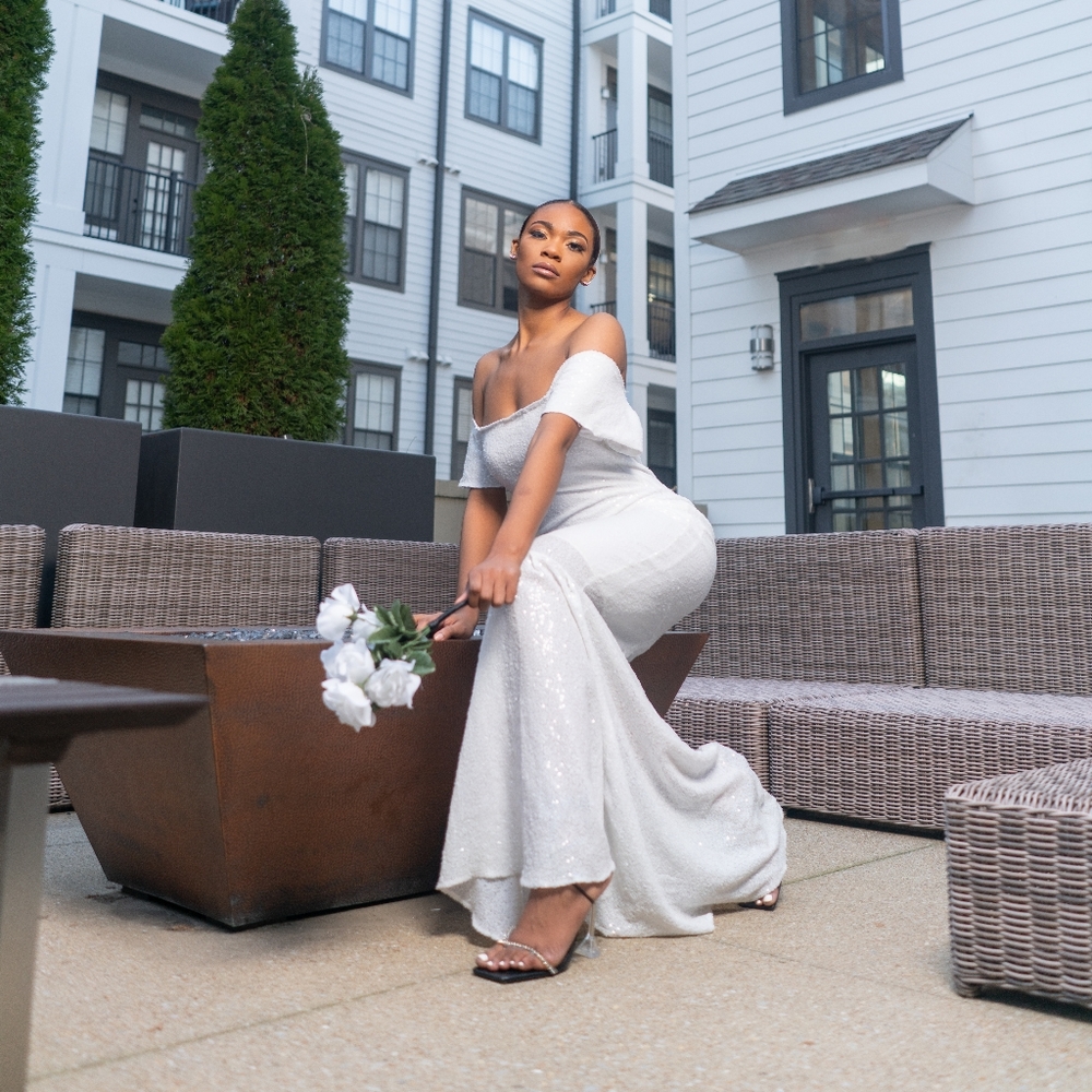 Off the shoulder mermaid gown